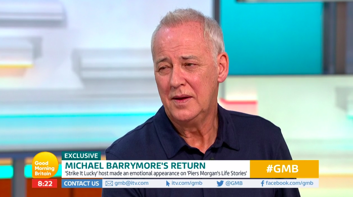 Michael Barrymore spoke about plans for a TV comeback on 'GMB' (Credit: ITV)