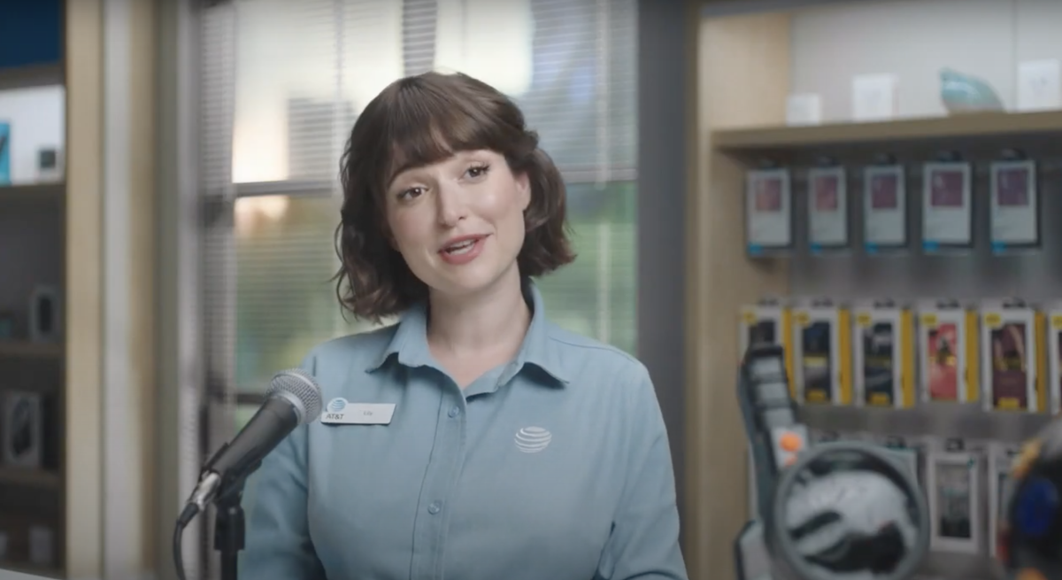 AT&T star Milana Vayntrub reveals how Flo actress helped her deal with  online sexual harassment