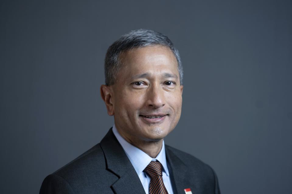 Singapore Minister for Foreign Affairs Vivian Balakrishnan said in an interview to be broadcast at the upcoming Bloomberg Live’s Asean Business Summit. (PHOTO: Bloomberg)