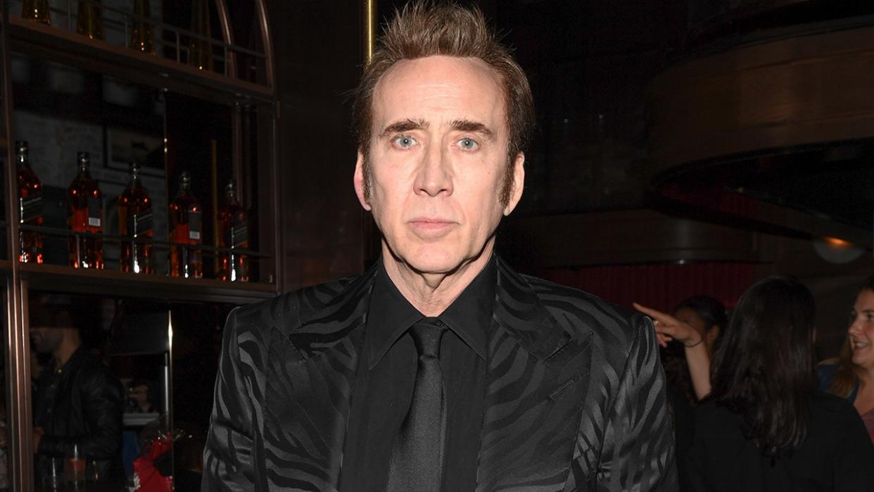 Nicolas Cage at "Dream Scenario" premiere