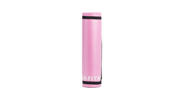FitHut 10mm gym workout mat in pink