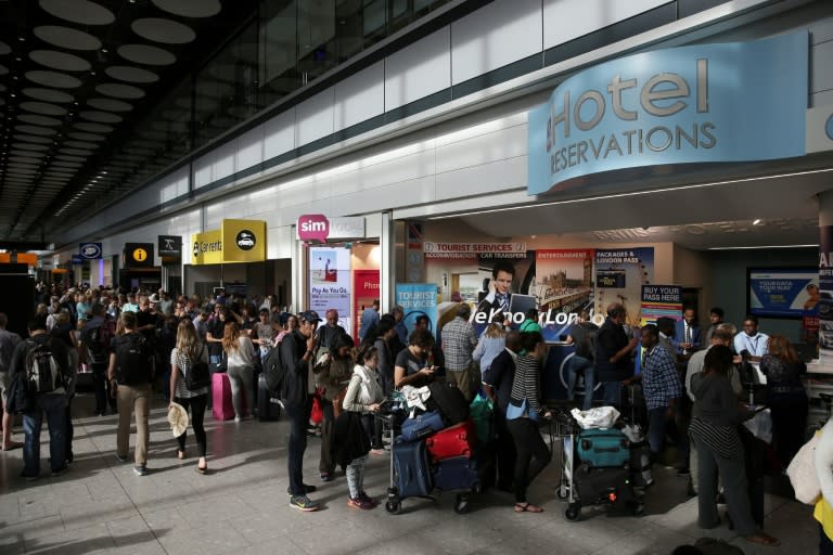 There were scenes of chaos at Heathrow, Europe's busiest airport