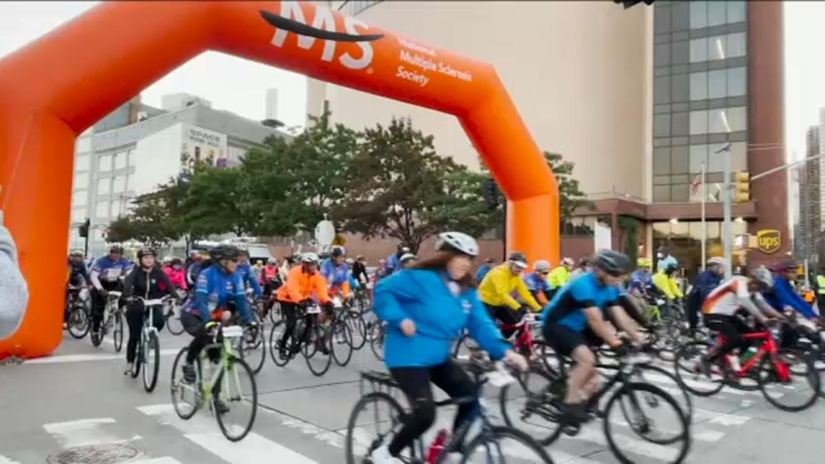 Bike MS NYC raises money to help find a cure for multiple sclerosis [Video]