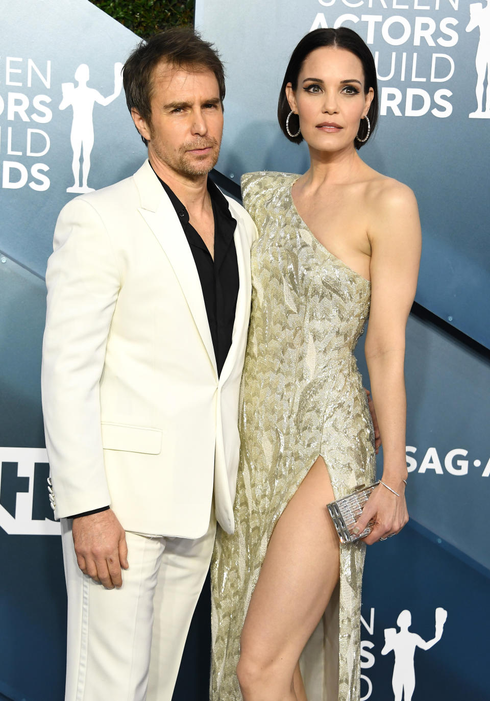 the couple on the red carpet