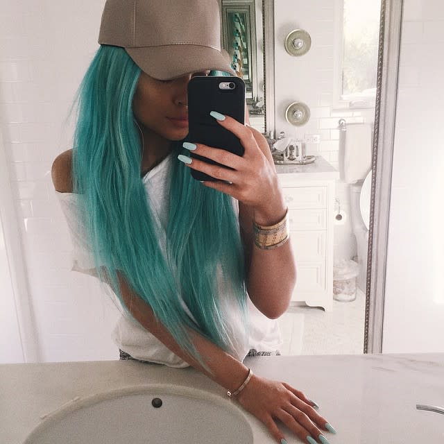 Kylie Jenner is just one of the celebrities inspiring people to try out extensions [Photo: Instagram]