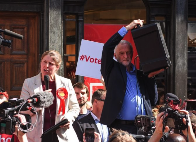 Big JC on the speakers (Picture: Getty)