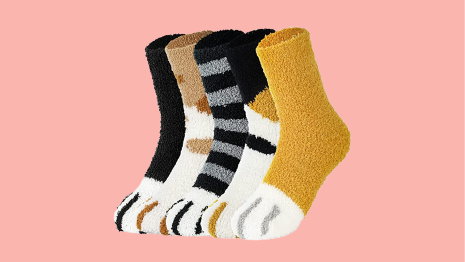 The best cat gifts to give from Amazon: Cat socks