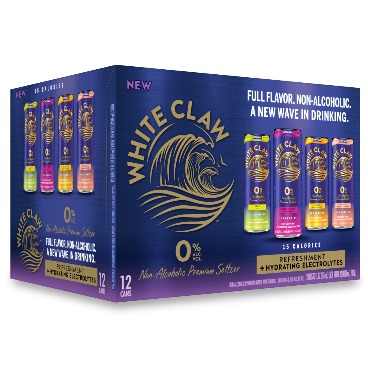 White Claw announced Tuesday it is launching White Claw 0% Alcohol, a non-alcoholic version of its popular hard seltzer.