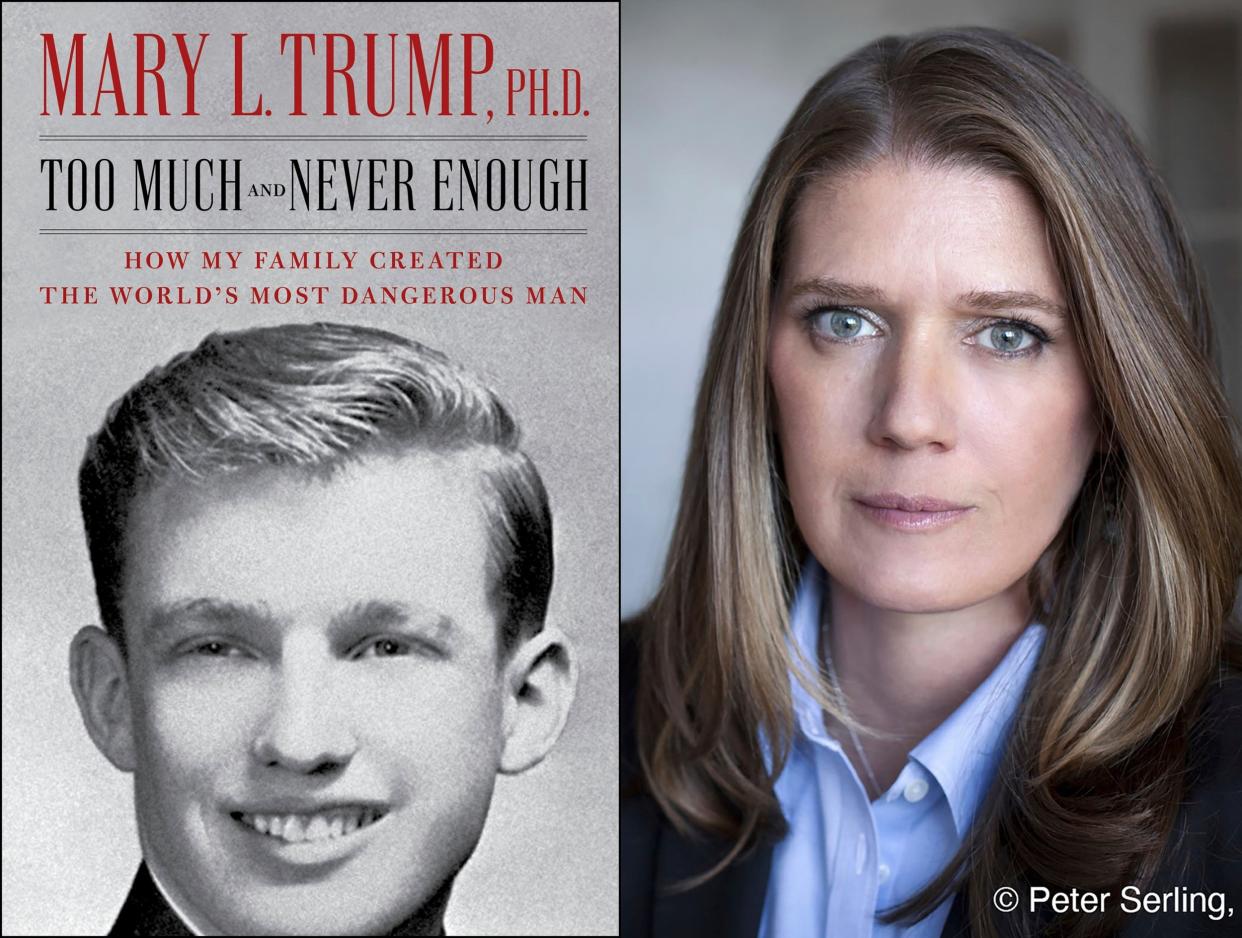 Mary Trump, niece of the president, and her tell-all book, Too Much and Never Enough: How my Family Created the World: AP