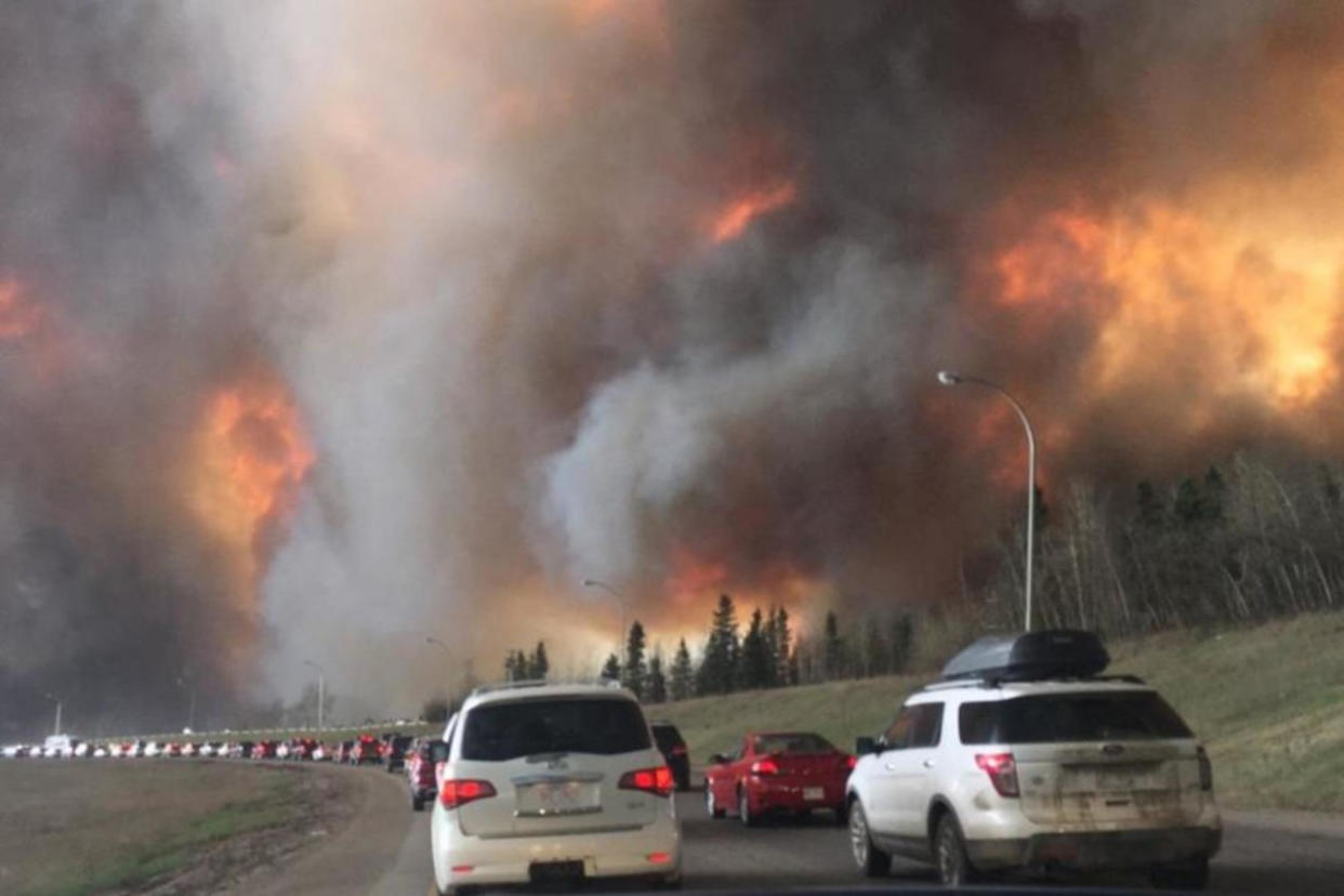 7 years ago today, 88,000 Albertans fled due to the Fort McMurray wildfire