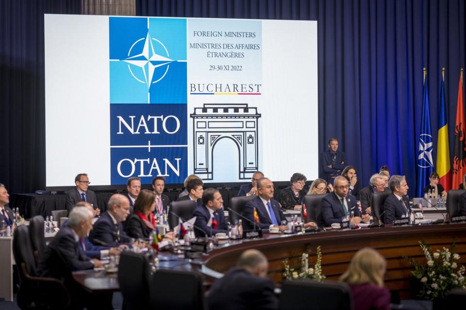 Treffen der Nato-Außenministerinnen und -Außenminister in Bukarest. - Copyright: Treffen der NATO Aussenministerinnen und Aussenminister in Bukarest.