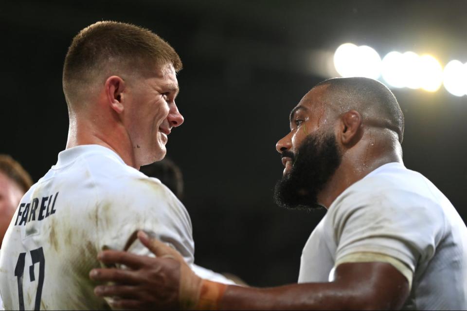 Kyle Sinckler (right) believes other players will follow Owen Farrell’s lead  (Getty Images)