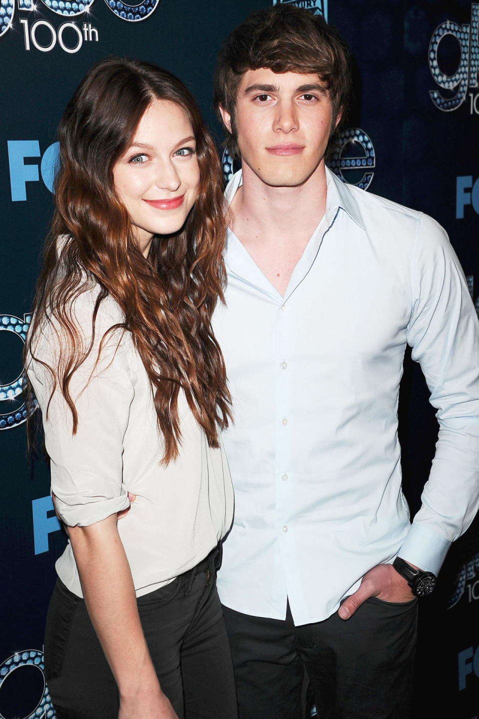 Melissa Benoist and Blake Jenner