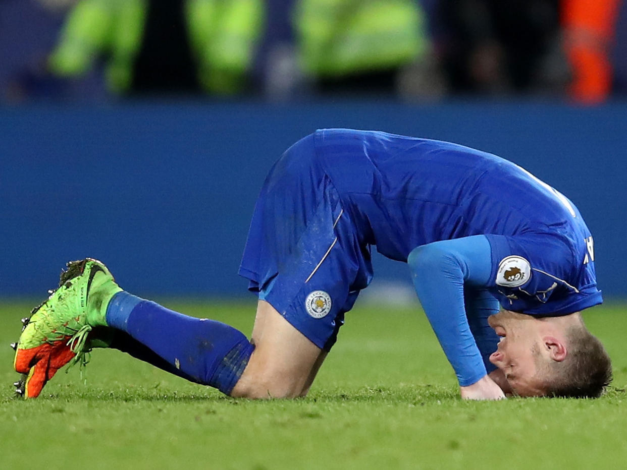 Jamie Carragher said Leicester players has just as much reason to be embarrassed as Liverpool: Getty