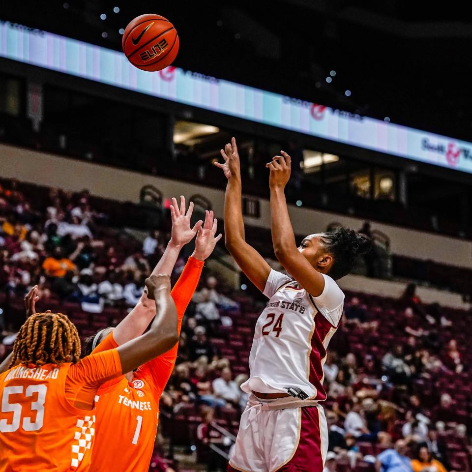 Florida State women's basketball defeated Tennessee, 92-91, on Nov. 9, 2023, at the Donald L. Tucker Civic Center