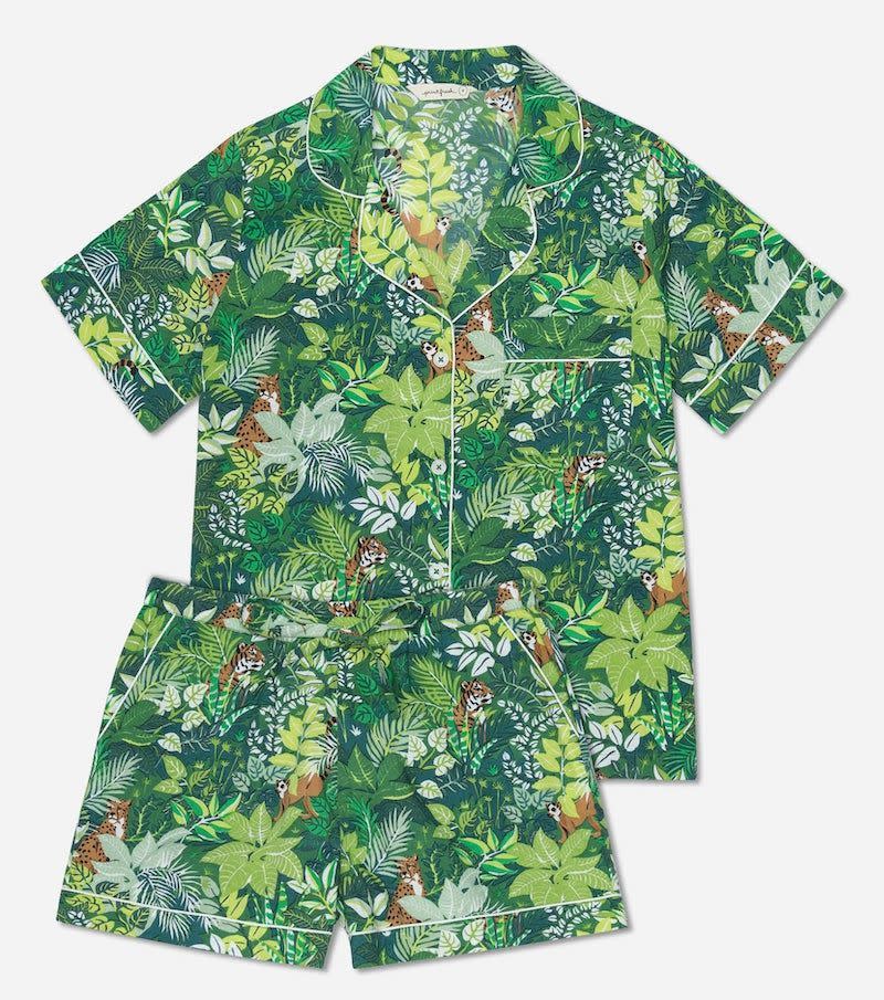 Tropical Oasis Short Sleep Set