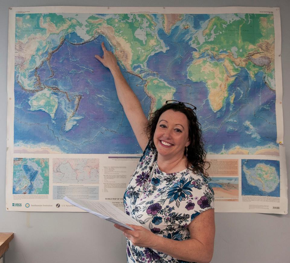 Framingham High School teacher Rebecca Maynard will be going to Alaska in June as part of a Grosvenor Teacher Fellowship, May 14, 2024.