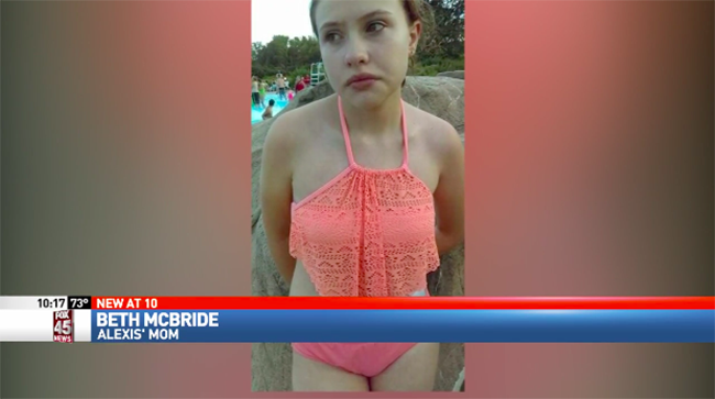 Alexis McBride, 12, explained to a local news station how a lifeguard told her she couldn’t ride a water slide because of her insulin pump. (Photo: Fox45now.com)