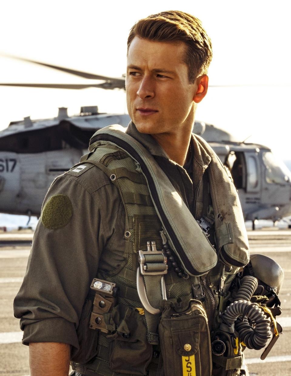 Glen Powell in Top Gun: Maverick