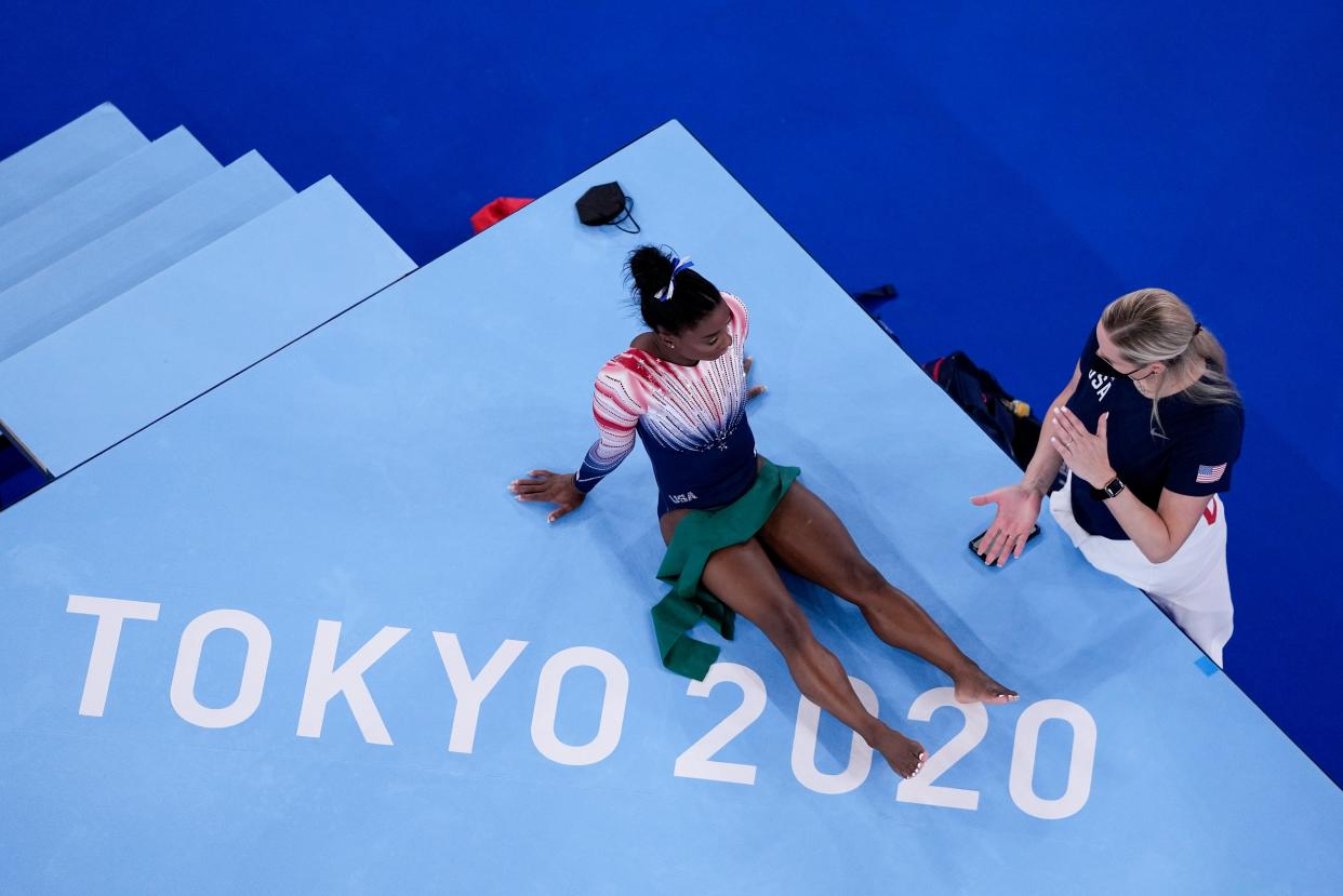 APTOPIX Tokyo Olympics Artistic Gymnastics (Copyright 2021 The Associated Press. All rights reserved)