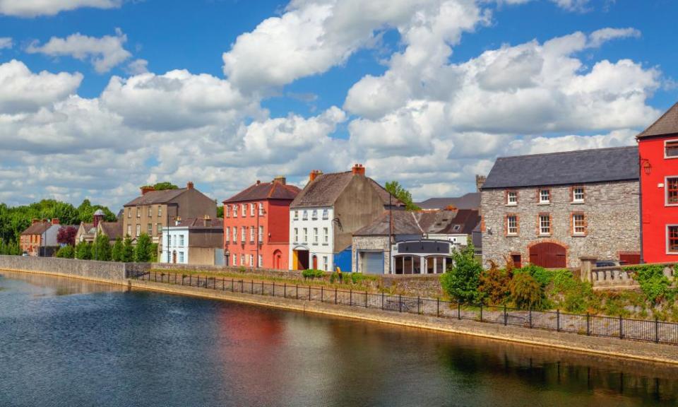 Houses along the River Nore in Kilkenny.