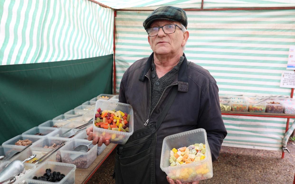 Choosing sweets is a private affair, according to Hilliard, who lets people take a bag and pick their own quietly