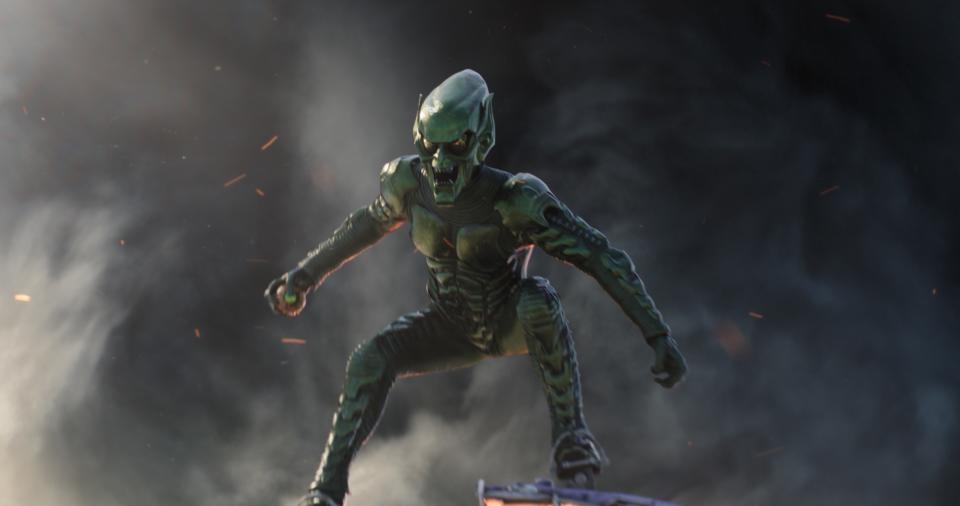 Willem Dafoe as Green Goblin in <i>Spider-Man: No Way Home</i><span class="copyright">Sony Pictures</span>