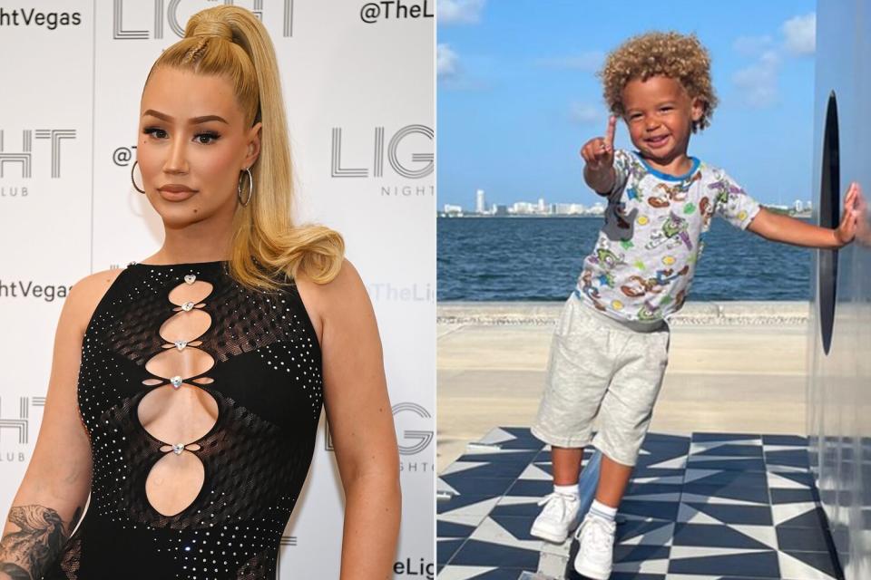 Iggy Azalea and son Onyx