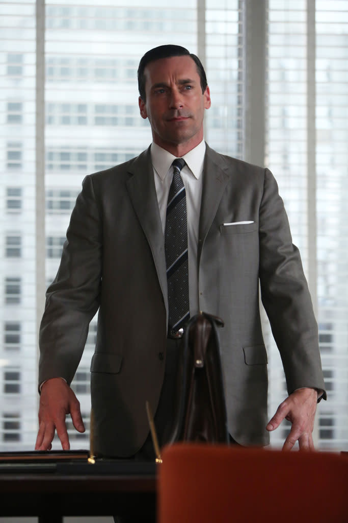 Don Draper (Jon Hamm) in the "Mad Men" episode, "A Tale of Two Cities."