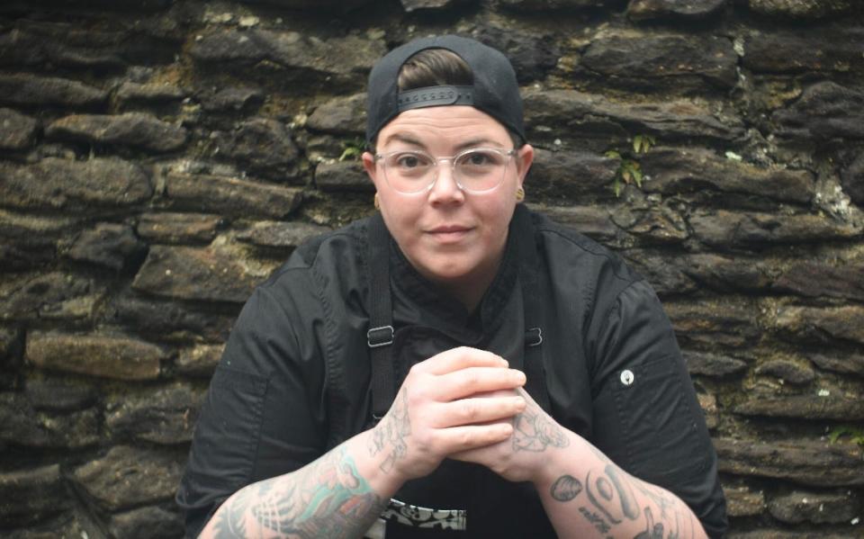 Local celebrity Chef Britt Rescigno won $15,000 on the Food Network show "Guy's Grocery Games."