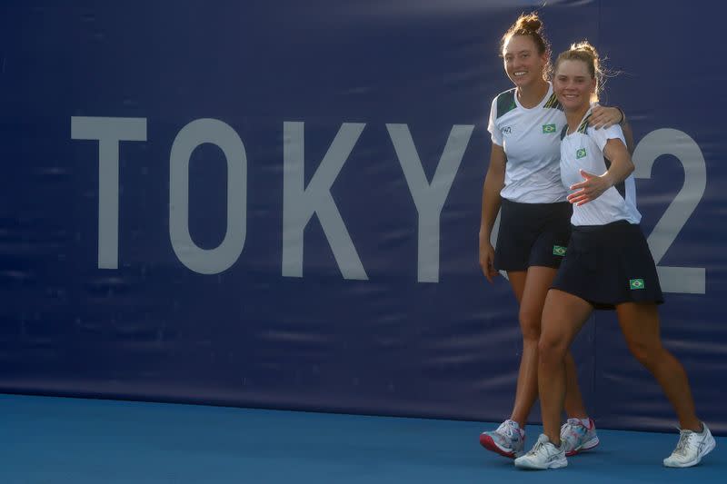 Tennis - Women's Doubles - Bronze medal match