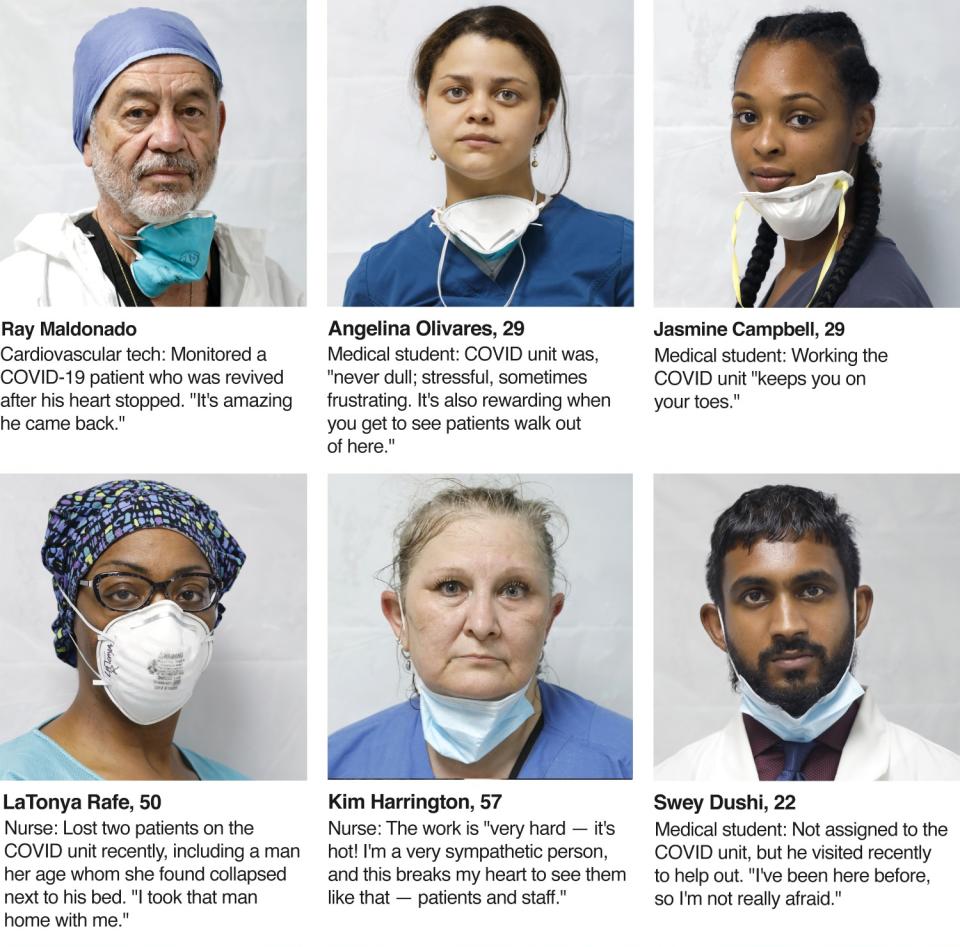 Staff at United Memorial Medical Center in Houston.