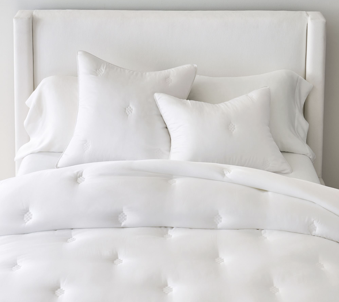 <p><a href="https://go.redirectingat.com?id=74968X1596630&url=https%3A%2F%2Fwww.potterybarn.com%2Fproducts%2Ftencel-comforter-shams-white%2F&sref=https%3A%2F%2Fwww.esquire.com%2Flifestyle%2Fg60189254%2Fbest-cooling-comforters%2F" rel="nofollow noopener" target="_blank" data-ylk="slk:Shop Now;elm:context_link;itc:0;sec:content-canvas" class="link rapid-noclick-resp">Shop Now</a></p><p>TENCEL Comforter</p><p>potterybarn.com</p><p>$249.00</p>