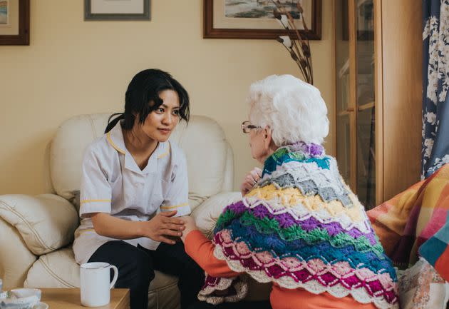 Social care in the UK will affect less wealthy households much worse with the government's new changes. (Photo: Catherine Falls Commercial via Getty Images)