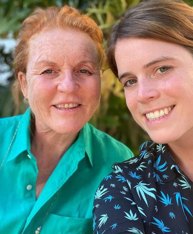 La princesa Eugenia y Sarah Ferguson 