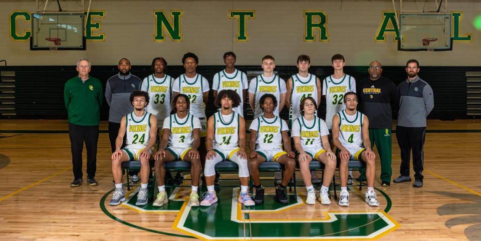 The Central Cabarrus boys basketball team