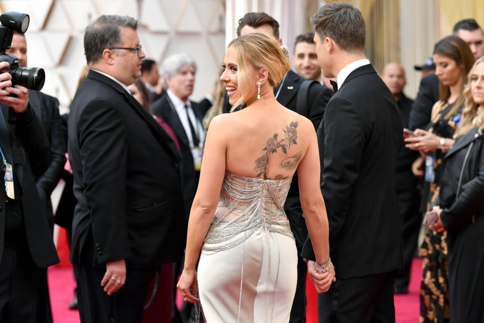 Scarlett Johansson attends the 92nd Annual Academy Awards. (Photo: Amy Sussman via Getty Images)