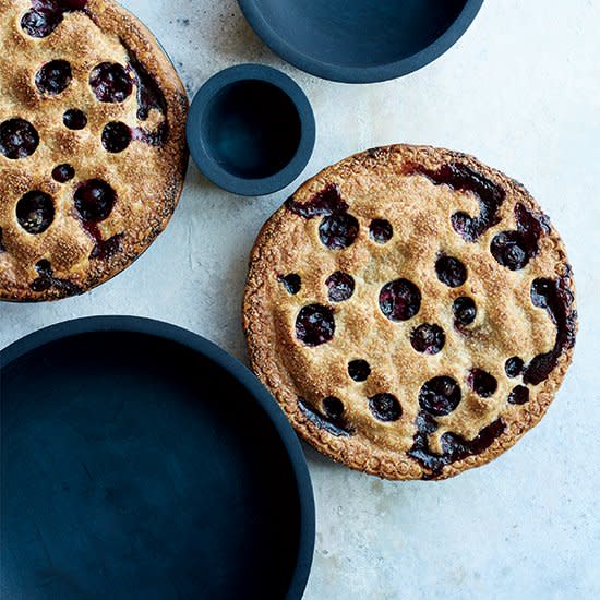 Blueberry Pie with Rye Crust