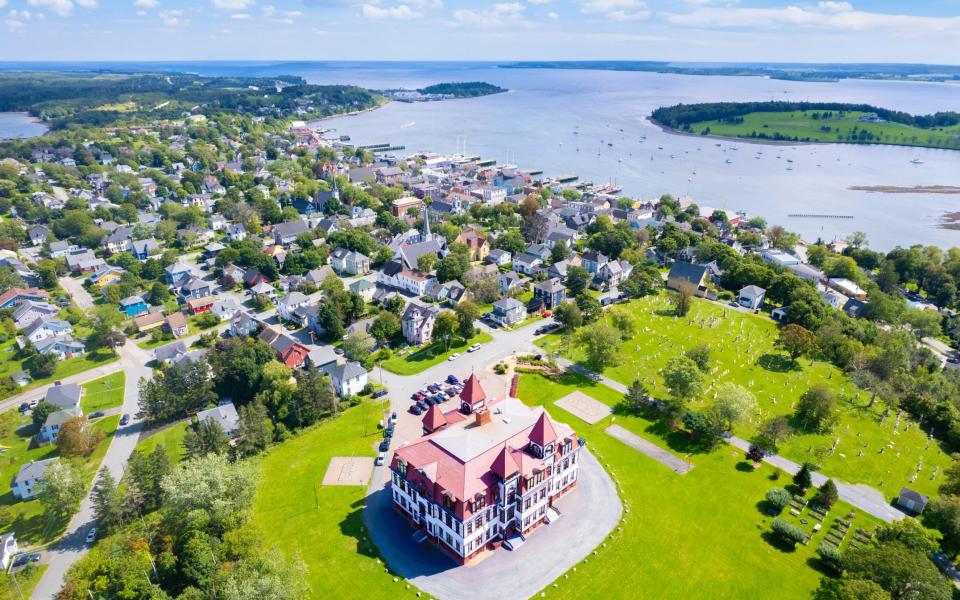 The old town of Lunenberg is a Unesco World Heritage Site