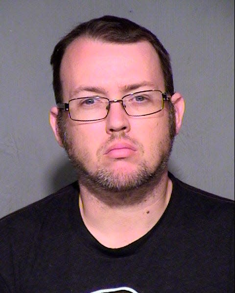 This undated booking photo provided by the Maricopa County Sheriff's Office shows Bryan Patrick Miller