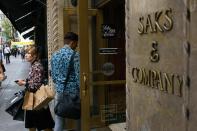 <p>Company: Saks Off Fifth<br> Reason for boycott: Carries Ivanka Trump clothing, jewelry and handbags<br> (Photo: Getty) </p>