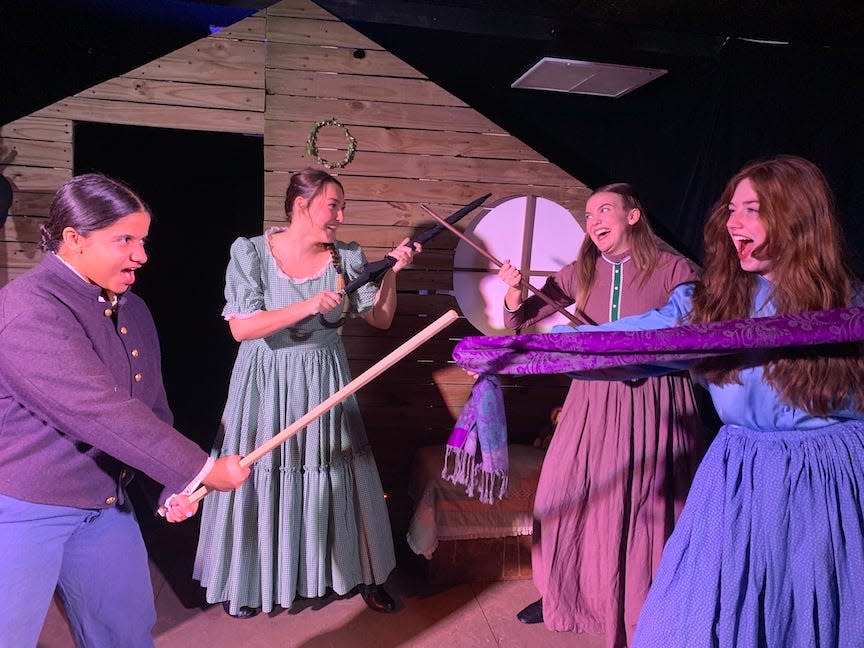 A scene from the Acrosstown Repertory Theatre's production of “Little Women.”