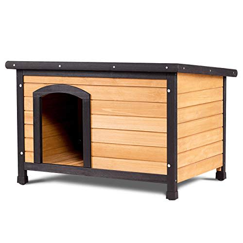 9) Large Log Cabin Pet Shelter