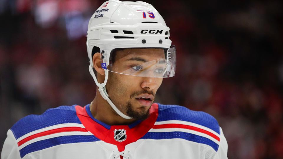K'Andre Miller will sit for three games after spitting on Drew Doughty during a game on Sunday. (Reuters)