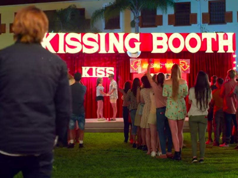the kissing booth in kissing booth 3