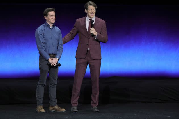 Horror producer Jason Blum (right) hired David Gordon Green (left) to direct the planned 