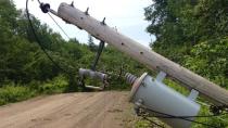 It's extreme damage like this in Baxters Harbour, N.S., that left people without power in Nova Scotia.