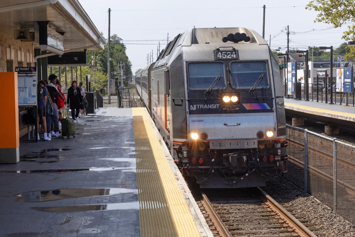 Our Shore Towns: Summer in Point Pleasant Beach. Daily life in Point Pleasant Beach. An NJ Transit train pulls into the Point Pleasant Train Station to pick up passengers heading north. 