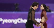 Figure Skating - Pyeongchang 2018 Winter Olympics - Ice Dance free dance competition final - Gangneung, South Korea - February 20, 2018 - Tessa Virtue and Scott Moir of Canada react after their performance. REUTERS/John Sibley