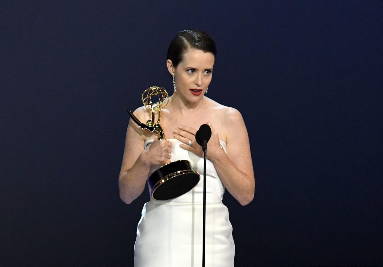 Claire Foy at the Emmys